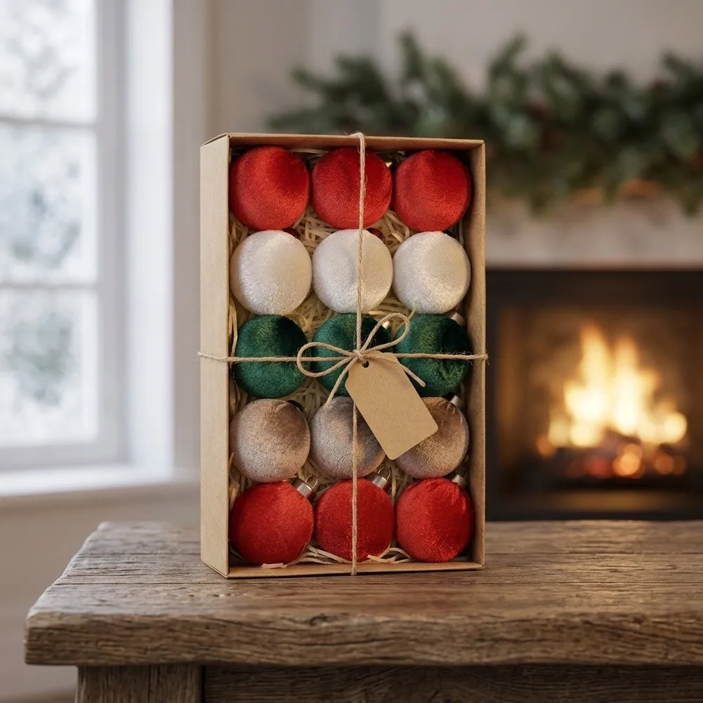 Holiday Season Christmas Tree Decorations Holiday Decor Christmas Gifts 6*6*6cm Convenient Hanging Timeless Style