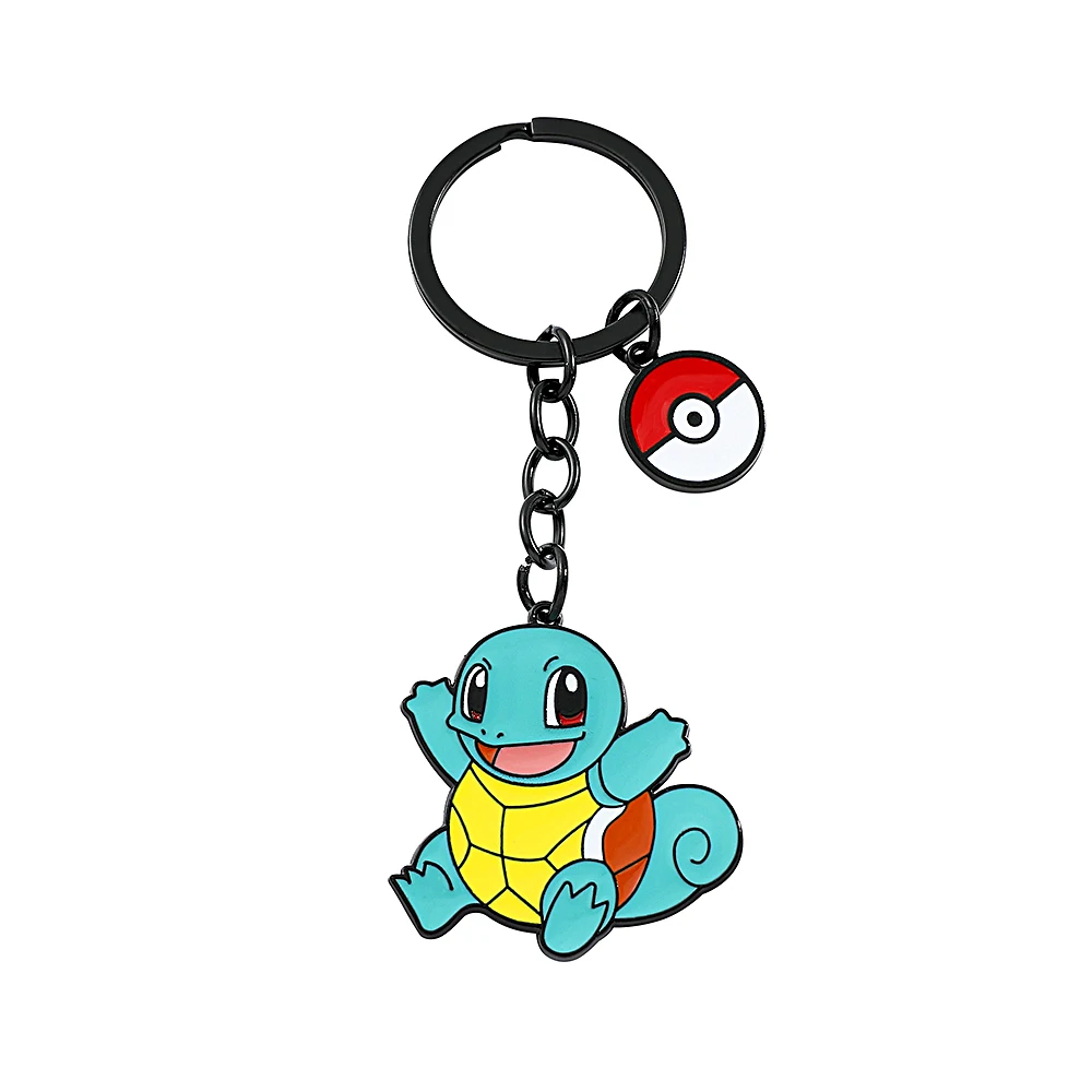 Pokémon Anime-Figur Pikachu Schlüsselanhänger Klassischer süßer Schiggy Psyduck Schlüsselanhänger für Freunde Anhänger Accessoires Geschenke