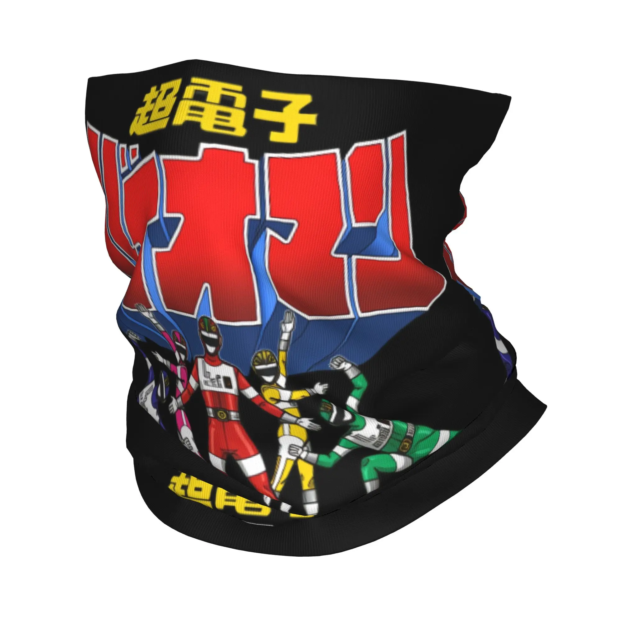 Chouriki Sentai Ohranger Anime  Bandana Neck Gaiter UV Protection Face Scarf Cover Super Sentai Manga  Headwear Tube Balaclava
