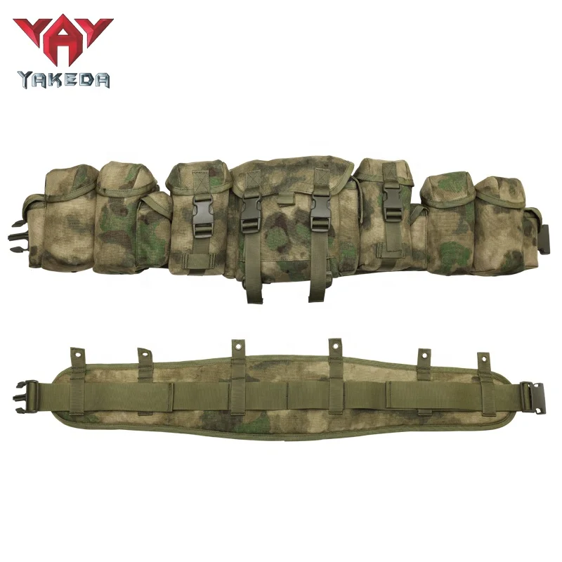 Imagem -04 - Yakeda-nylon Verde Camuflagem Arnês Vest Tactical Rig Peito 1000d