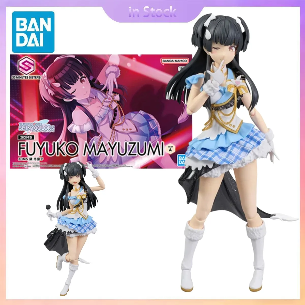 

Оригинальный Bandai, оригинальный в наличии, 30MS Fuyuko Mayuzumi THE iDOLM @ STER SHINY COLORS, коллекция аниме, наборы моделей экшн-фигурок