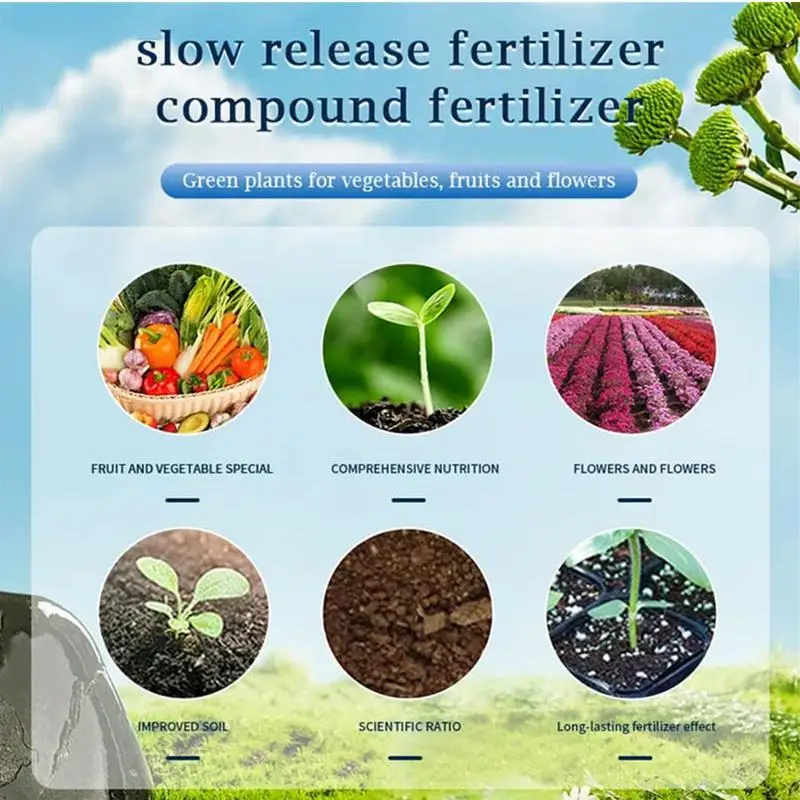 Gardening UniversalSlow-Release Tablet Organic Fertilizer Plant Flowers Nitrogen Phosphorus Potassium Slow Release Agent