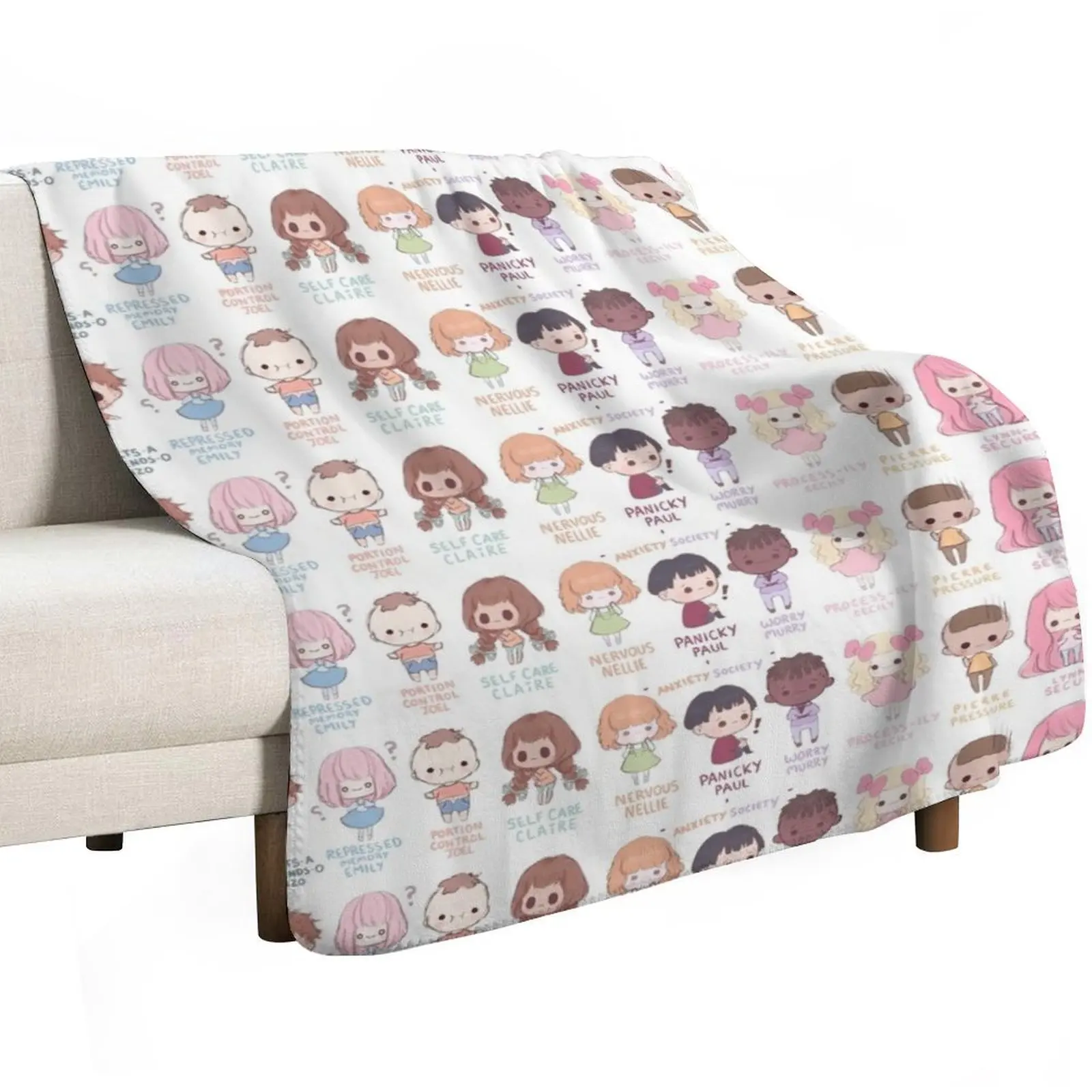Mr. Frond's Therapy Dolls Throw Blanket Vintage Camping Summer Beddings Weighted Luxury Thicken Polar Blankets