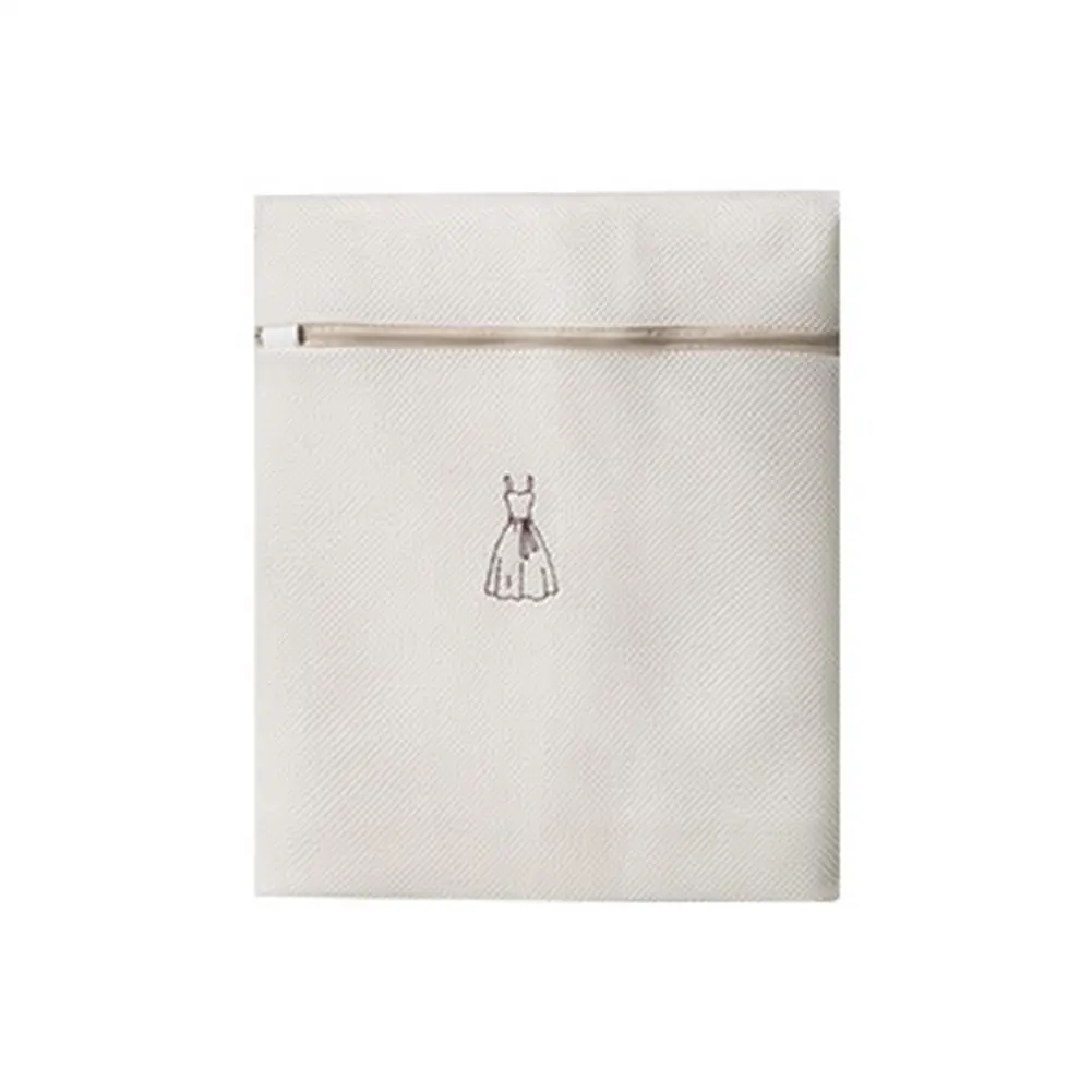 Bolsa de malla de poliéster para lavandería, cesta de red gruesa para lavadoras, sujetador de malla, R5L9