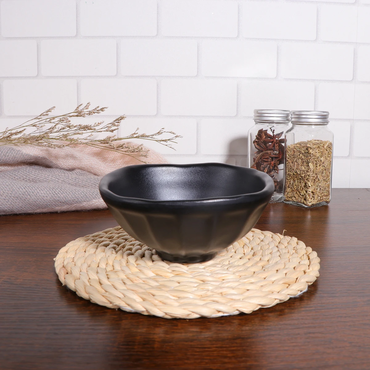 

2 PCS Seasoning Bowl Melamine Flavor Appetizer for Restaurant Tableware Kitchen Sauce Dish