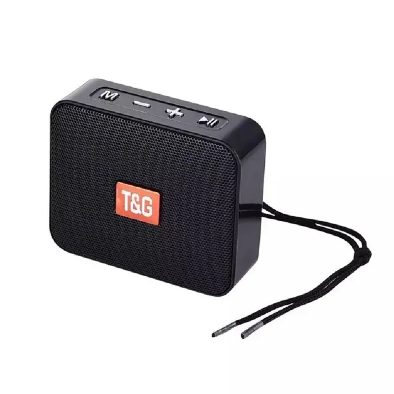 TG166 مكبر صوت بخاصية البلوتوث قابل للنقل لاسلكي صغير باس العمود Boombox BT USB TF AUX اللعب في الهواء الطلق مكبر الصوت للهواتف الذكية اللوحي