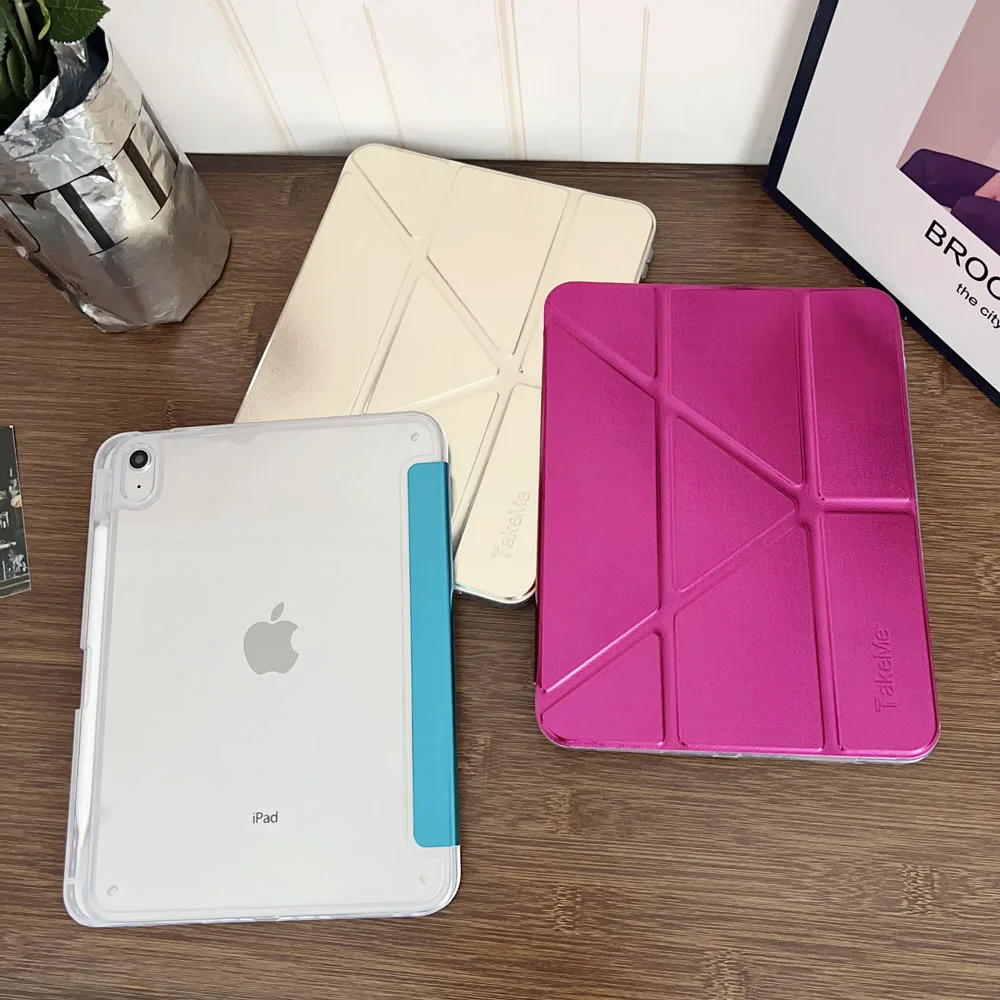 

Shockproof Tablet Case for iPad Mini 8.3 Inch Y-Fold Back Cover Protective Cover for iPad Mini 7/6 2024/2021 Models