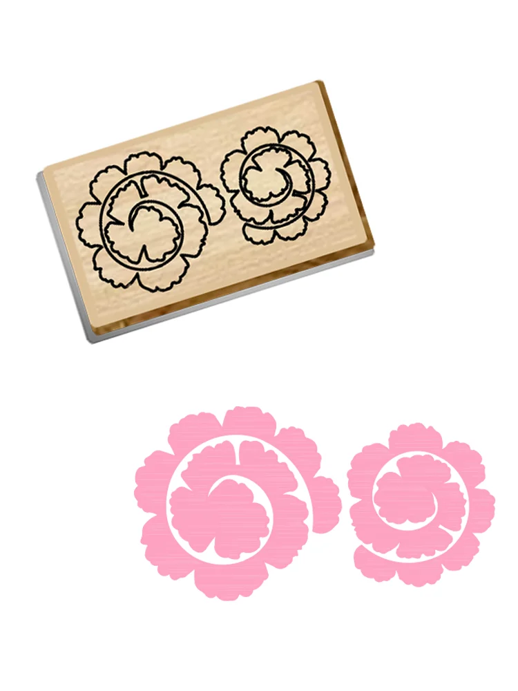 

SIZZIXDIES 1piece 9.45-inch floral wooden cutting dies suitable for most machines