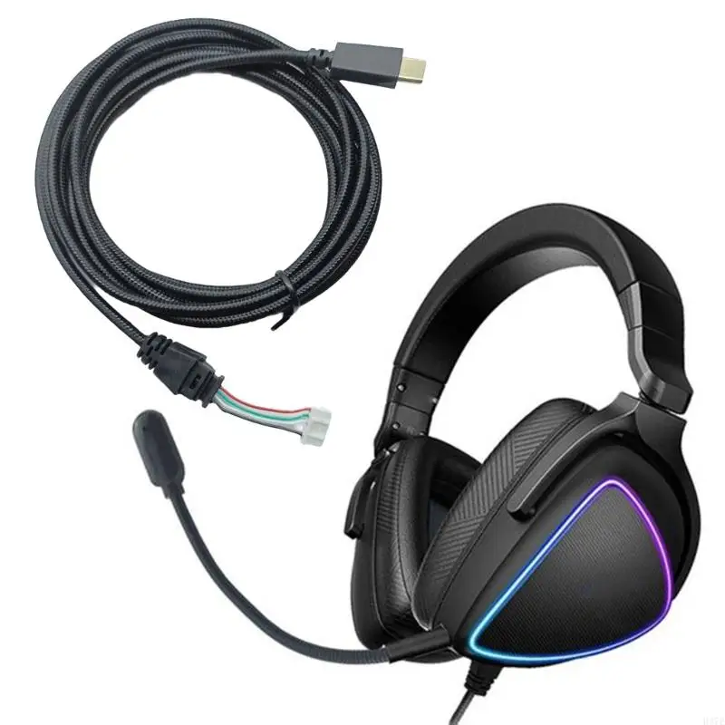 fone ouvido Tipo C para ROGDELTA/ROG SUBSTITUIÇÃO DO CABELO