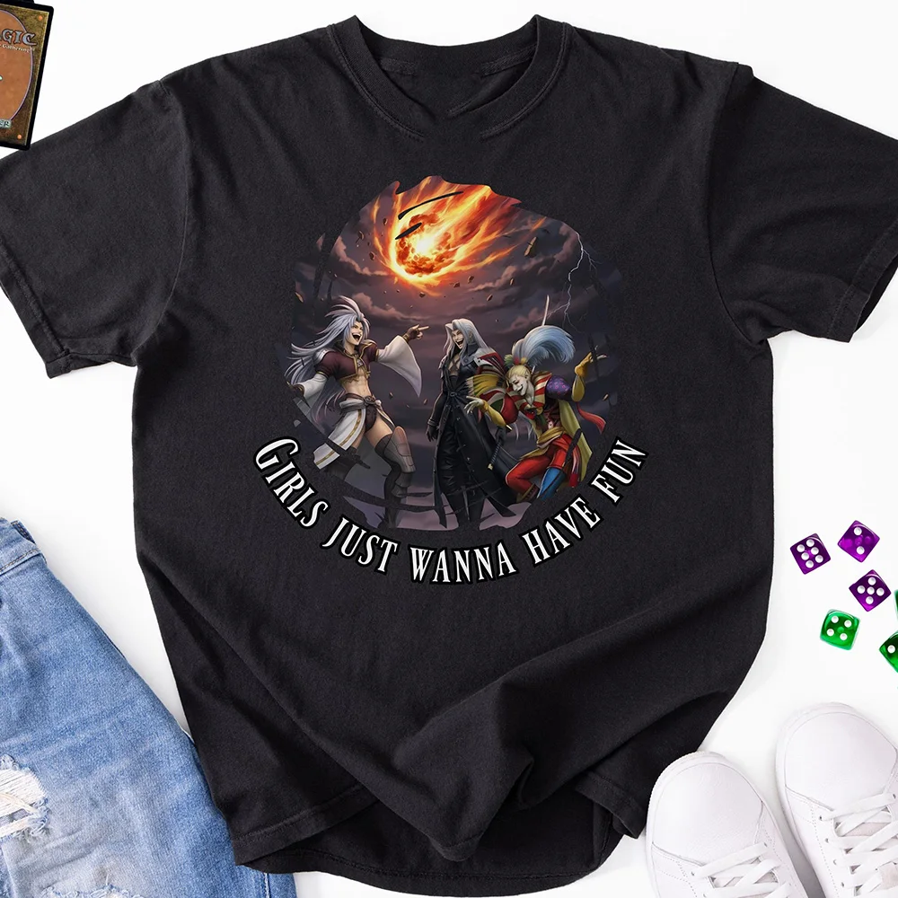 

FF Villains 0406 Final Fantasy Gift t shirt for RPG Gamer 100% cotton printed Short Sleeve Graphic clothes All size tops S-6XL