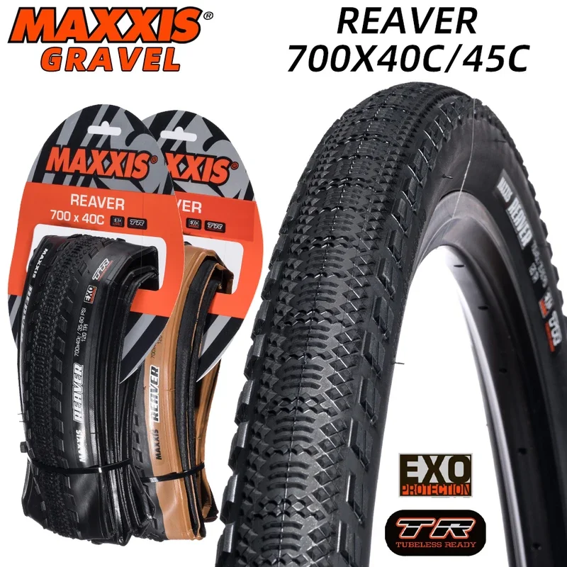 Maxxis Reaver 700x40 700x45 40C 45C gravel bike tubeless tire gmtb tyre