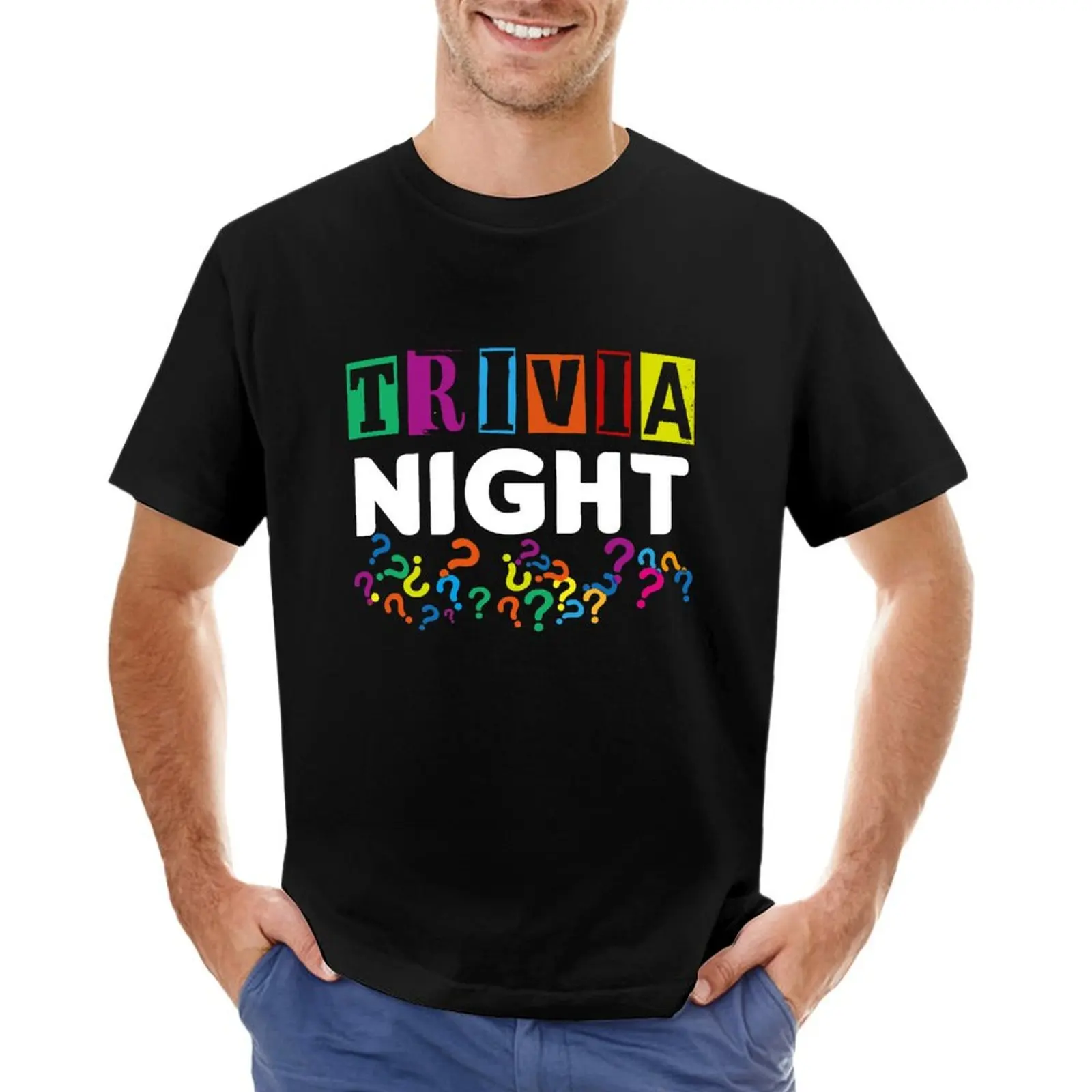 Trivia Night T-Shirt cheap stuff vintage Aesthetic clothing summer top mens funny t shirts
