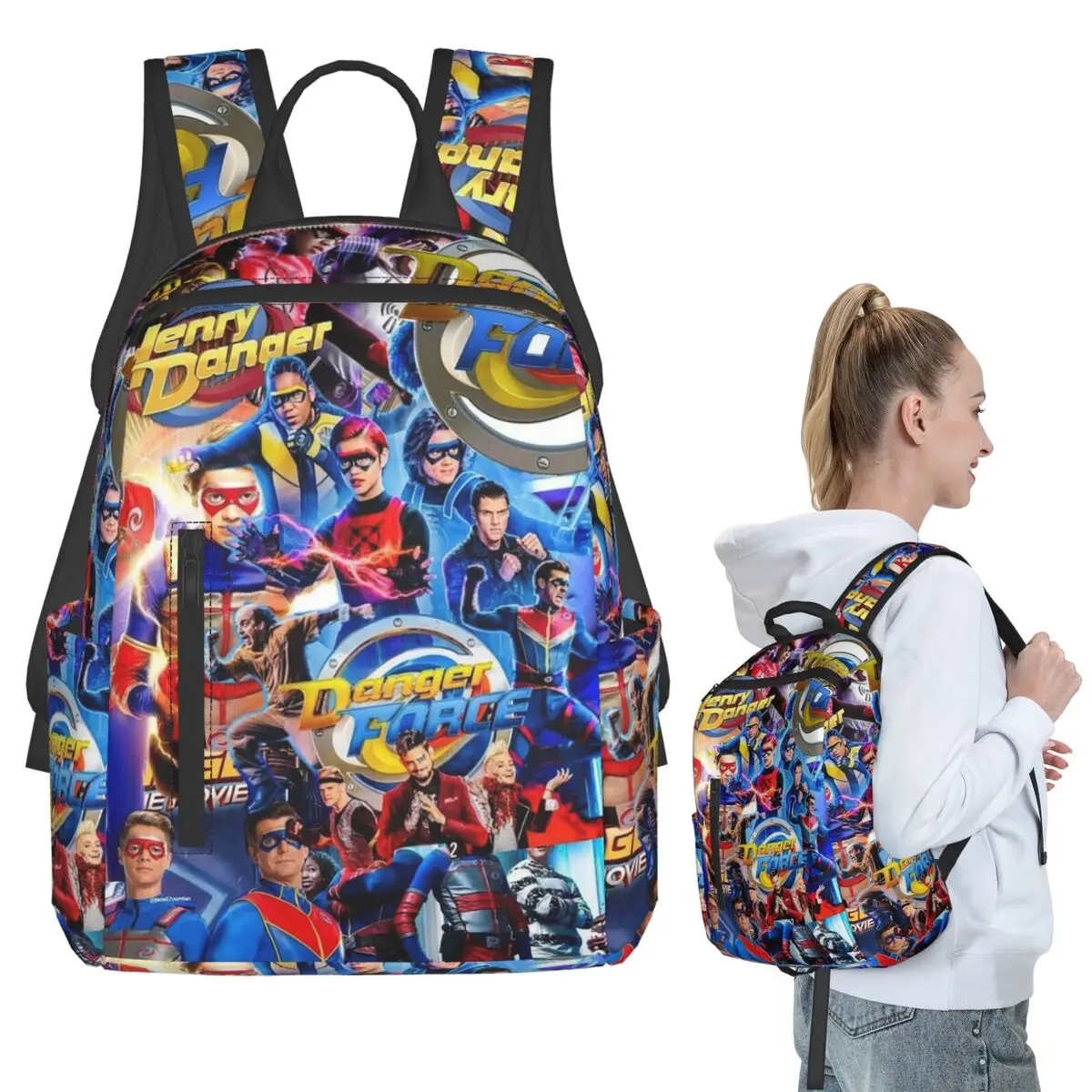 Henry Danger (5) Backpack Student BookBag Boys Girls School Bag Laptop Shoulder Bags Men Women