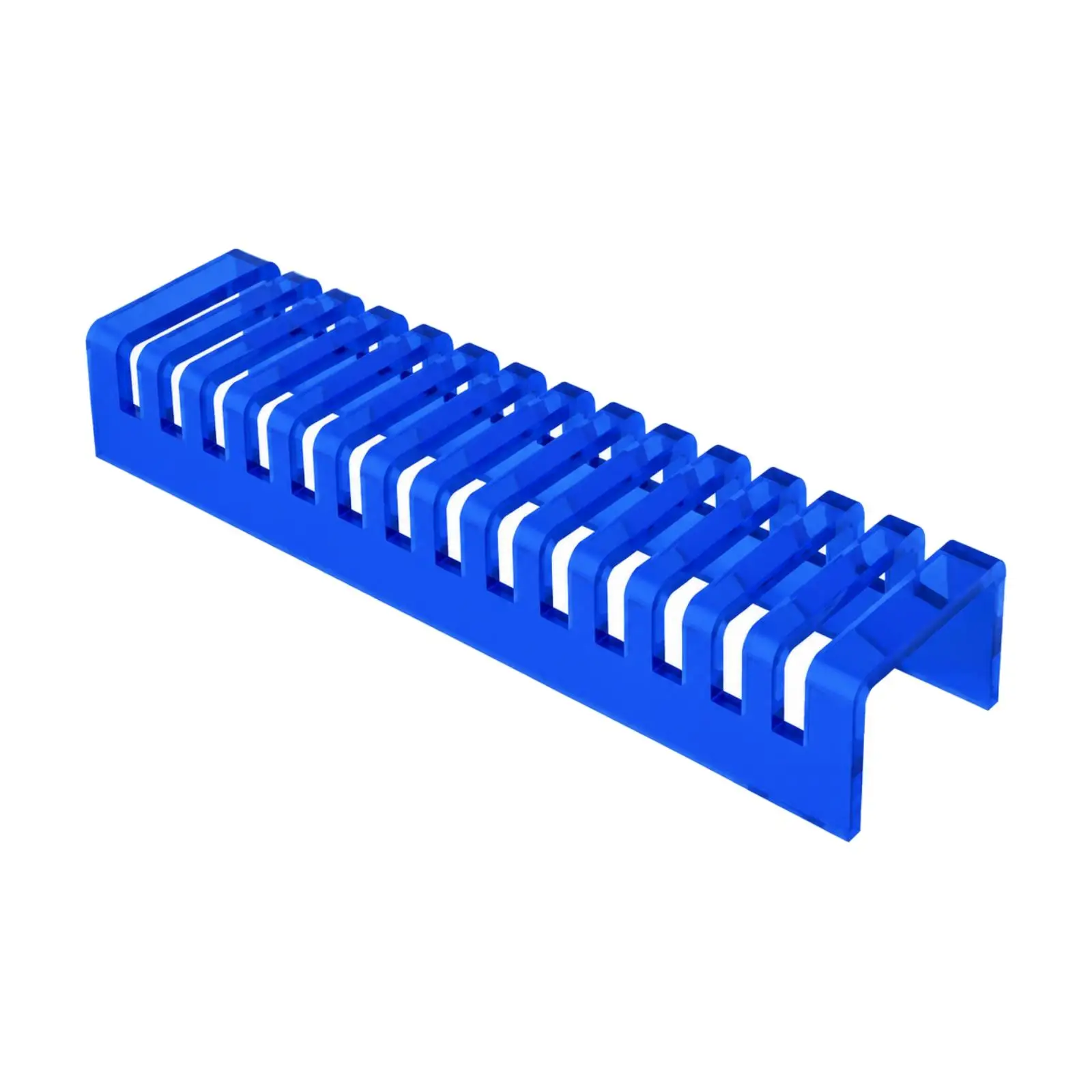 Transparent Acrylic Tile Sample Rack Display Stand with Individual Slots for Marble Cabinet Door Showroom Storage