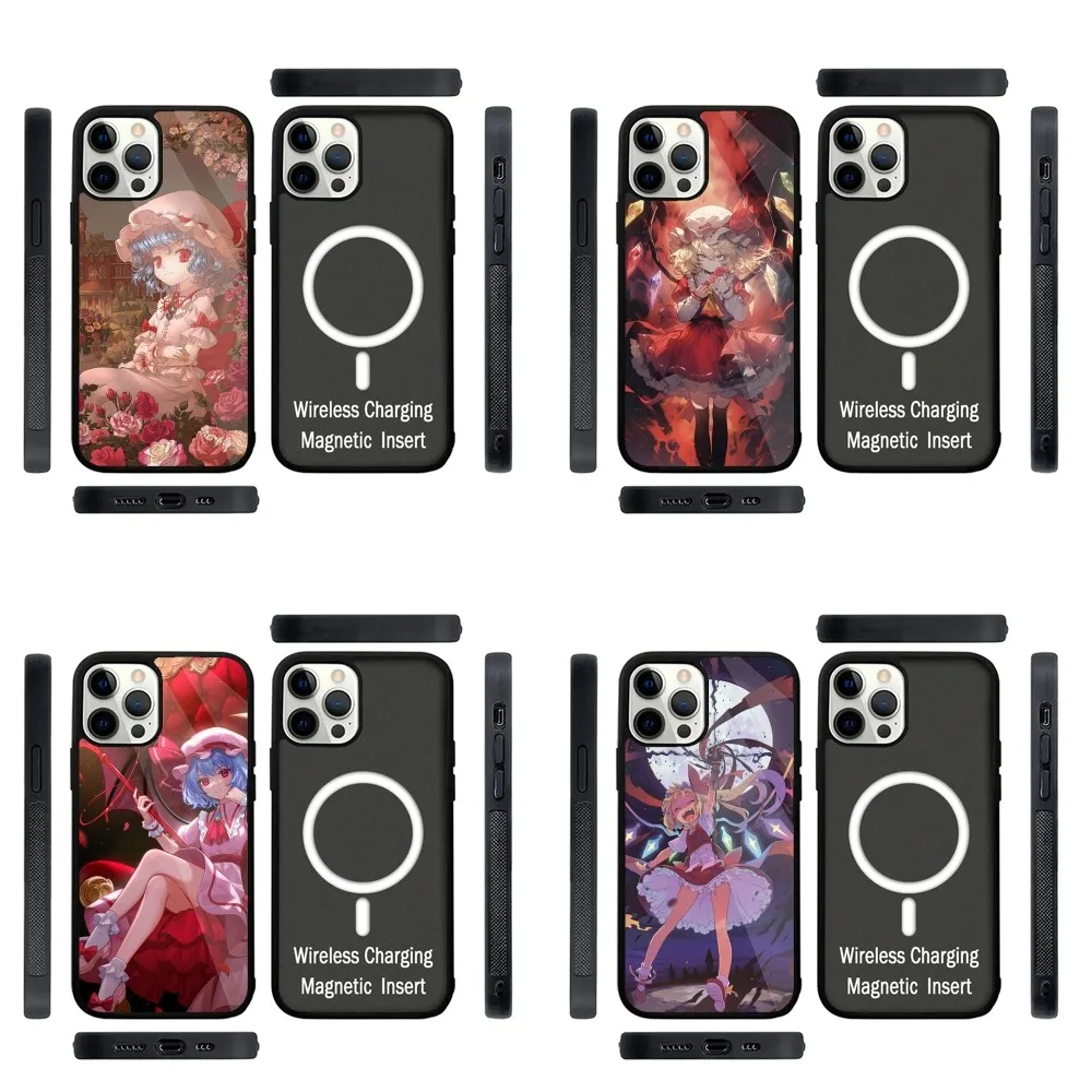 Scarlet T-TouHou Project Phone Case Strong Magnetic For IPhone 15,14,13,Pro,Max,Plus,11,12,Mini For Magsafe Wireless Charging