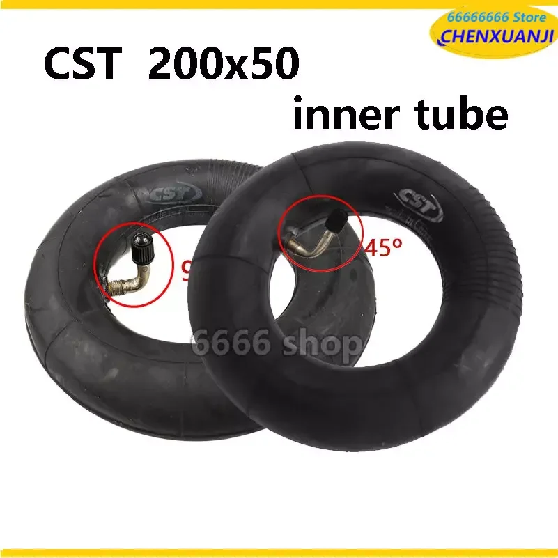200x50 Inner Tube CST Butyl Tube Tyre for 8 Inch Electric Scooter Front and Rear Wheels 200*50 Inner Camera Replacement Parts