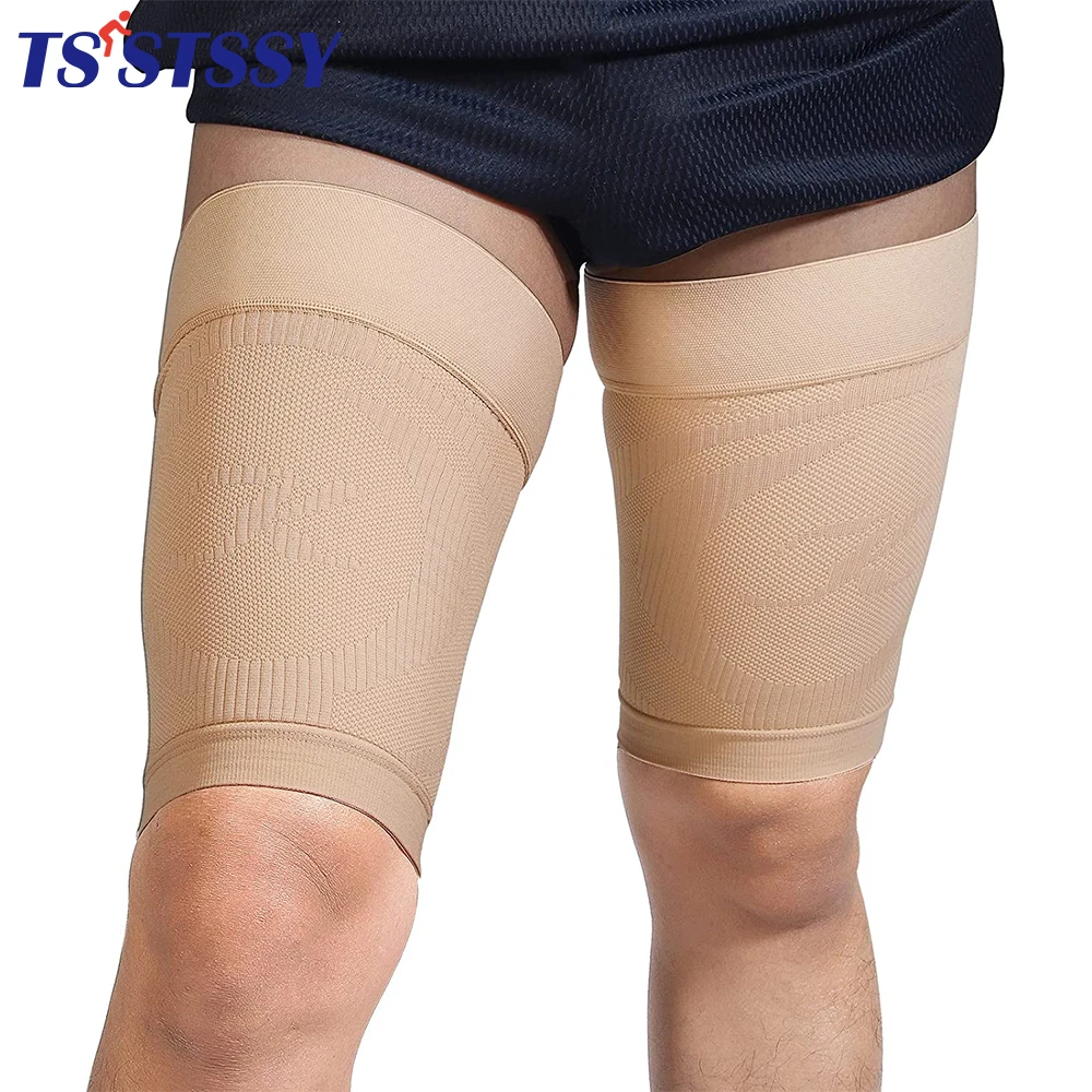 1Pair Thigh Contoured Tight Compression Socks Men and Women Athletes Prevent Varicose Veins Shank Double Shaped Socks Leg Sox