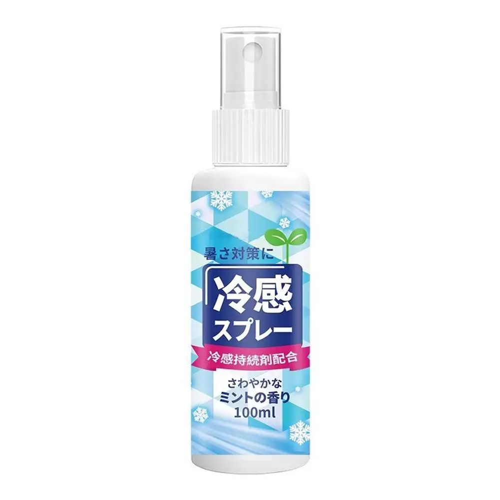 Portable Cooling Spray, Mint Scent Quick Cool Mist for Summer Heat Relief, Instant Cool Spray for Outdoor, Sports & Daily Use
