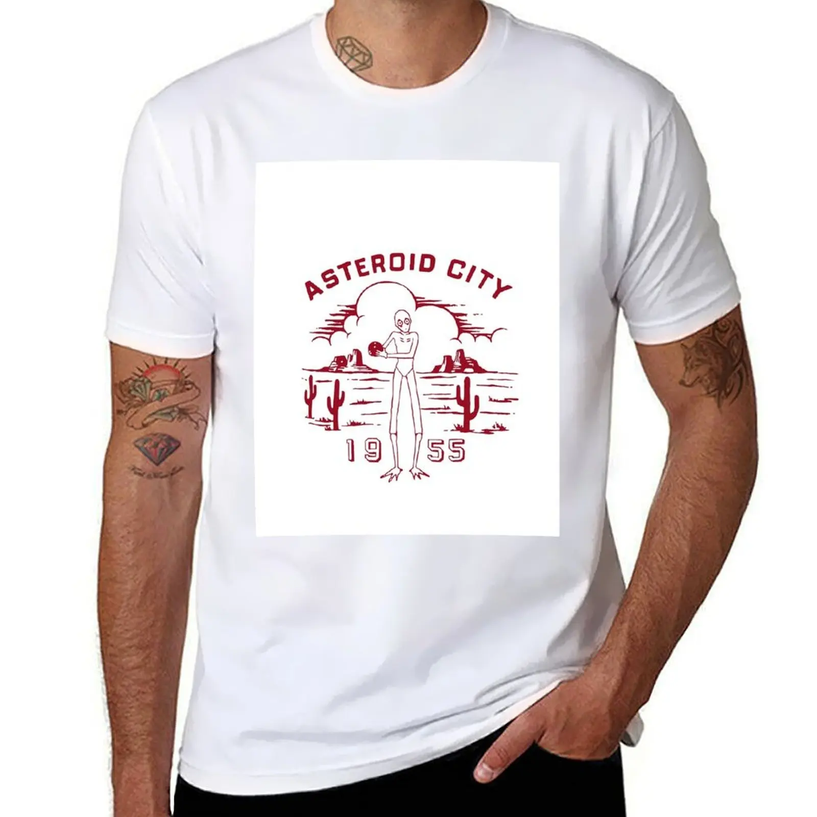 

Asteroid City 1955 T-Shirt Performance Workout Short Sleeve Tee