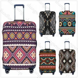 Tribal stripes Bohemia Thick Elastic Luggage Protective Cover Zipper Suit For 18-32in Bag Suitcase Covers Trolley Cover Travel