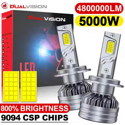 Canbus H4 LED Headlight 9094 CSP Chip LED H7 H1 H11 H8 H9 9005 9006 HB3 HB4 9012 HIR2 Fog Light Auto Headlamp 6000K White 12V24V