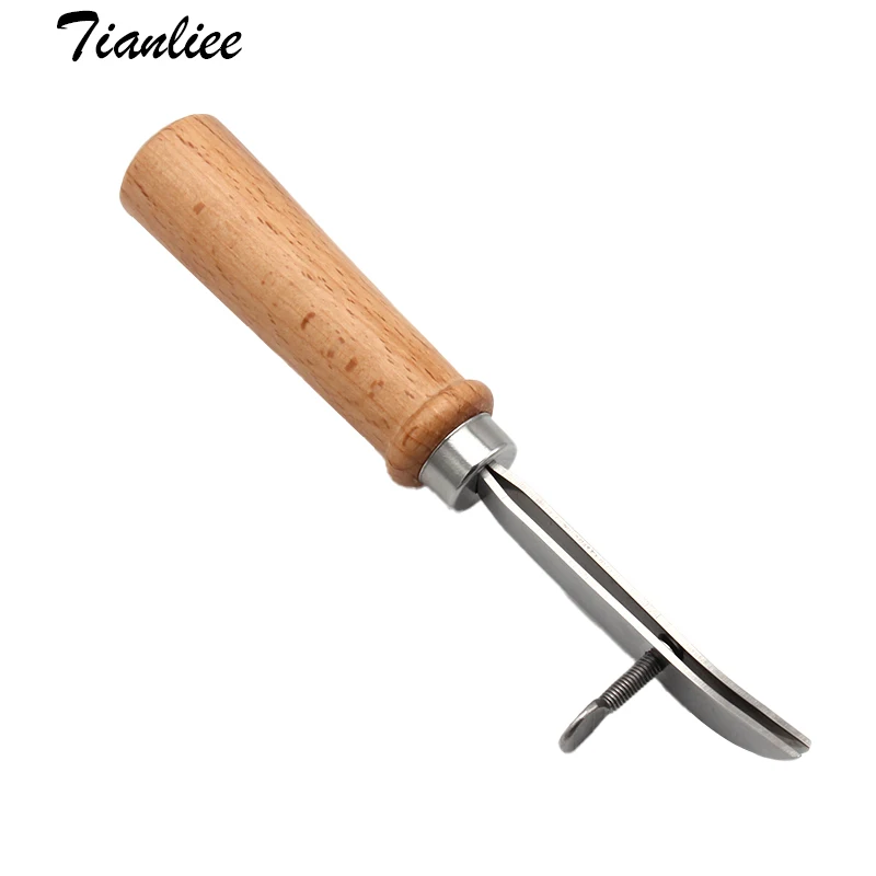 

Leather Tools DIY Handmade Leather Crimper Slotting Grooving Device Edge Holder Leather Craft Cutting Adjustable Cutter Creaser