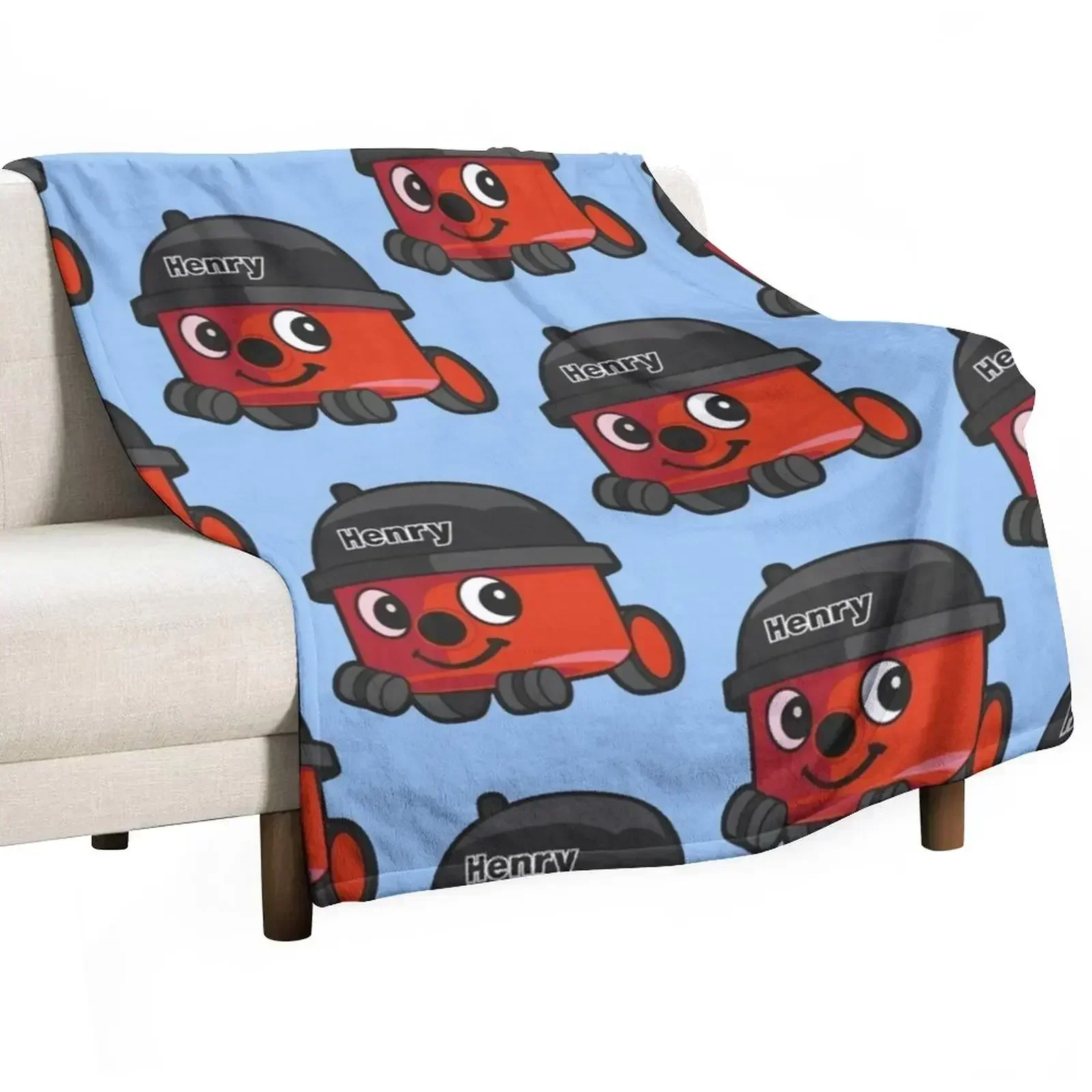 

henry hoover Throw Blanket funny gift Extra Large Throw bed plaid Heavy Blankets