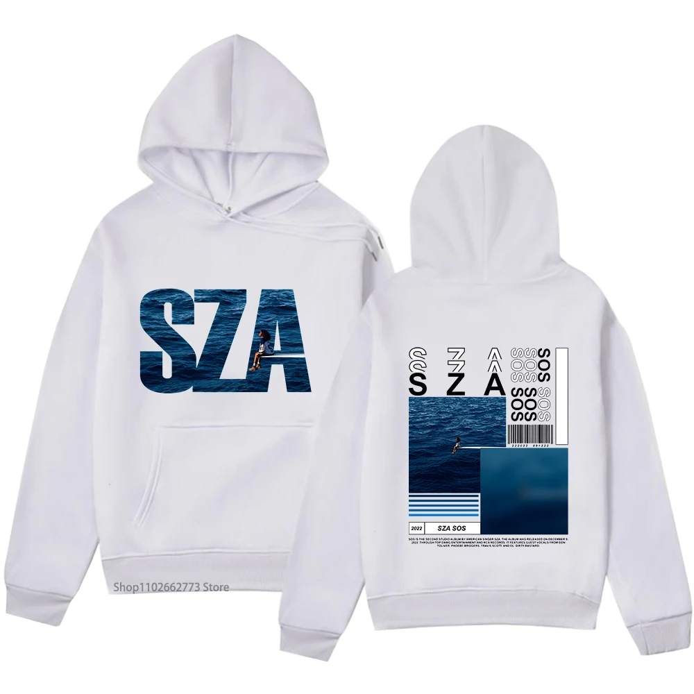 

SZA SOS Hoodies Punk Hip Hop Anime Sweatshirt Fashion Manga Clothes Women Clothing Graphic Men Pullover Aesthetic Y2k Sudaderas