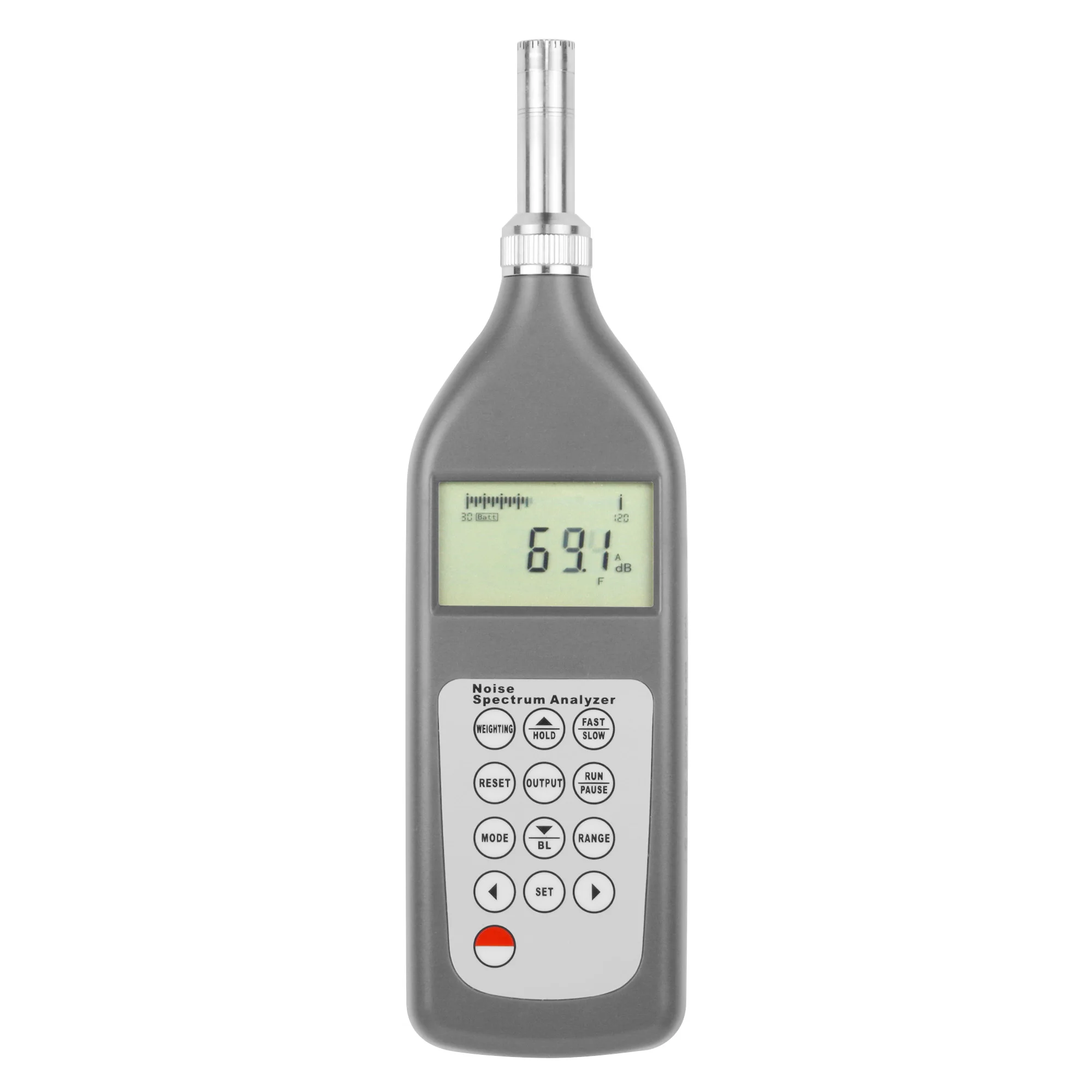 

Digital Portable SL-5868F New Noise Spectrum Analyzer Sound Level Meter measure 1/1 octave filter and 1/3 octave filter