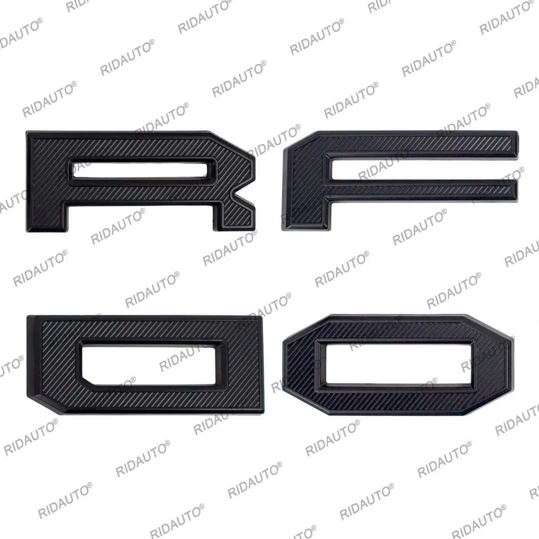 White Striped Incandescent 4 Letter for Modified Raptor Grill Aftermarket Grille For RANGER 2023 2024 T9 DIY Upgrade