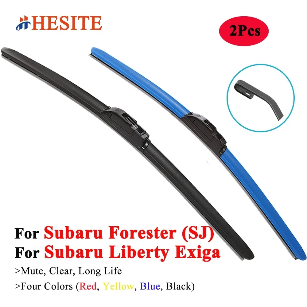 

HESITE Colorful Wiper Blades For Subaru Forester SJ Liberty Exiga 2012 2013 2014 2015 2016 2017 2018 2019 Car Replacement Parts