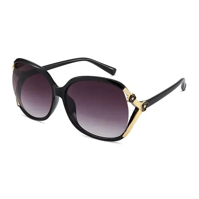 New Large Frame Circular Shape Sunglasses Women\'s Brand Designer Fashion Sun Glasses Women Driving Eyewear UV400 Oculos De Sol