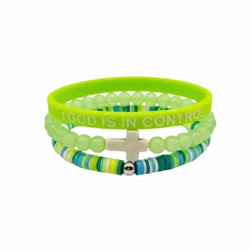31BB Unique Glows Faith Wristband Stylish Statement Pieces