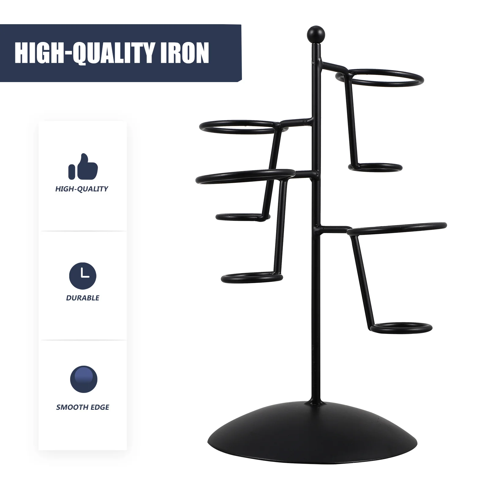 

1Pcs Ice Cream Rack Iron Art Cone Holder Simple Stand for Display Dessert Reception Party Table Creative Cone Holder