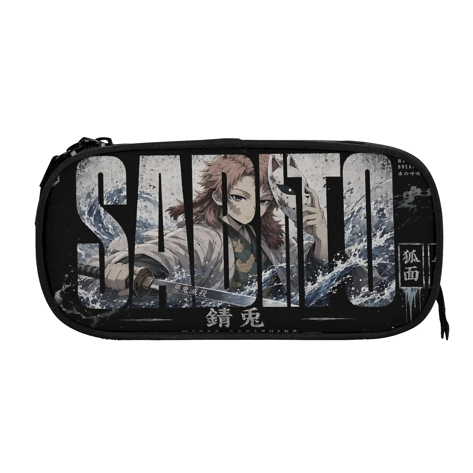 Custom Demon Slayer Large Capacity Bags for Child  School Pencil Bag for Boys Gilrs Kids