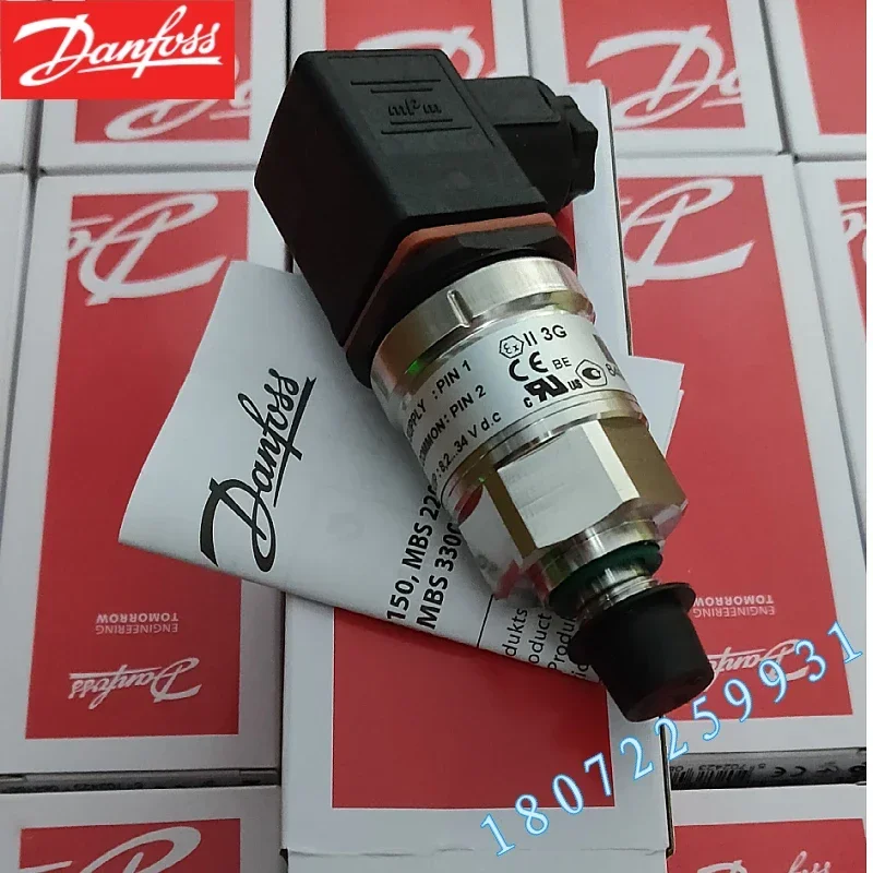 2026.4 060G6471 Danfoss MBS3000 Pressure Transmitter 0-0.3bar 4-20mA With Wire