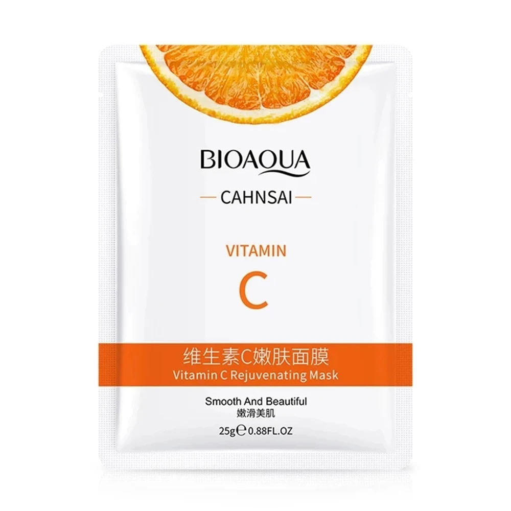 Vitamin C Moisturizing Mask Mild Skin Nourishing & Firming Mask Suitable for Dry & Oily Skin