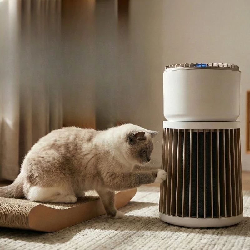 Pet air purifier household deodorizer bathroom cat and dog hair suction toilet ultraviolet deodorization