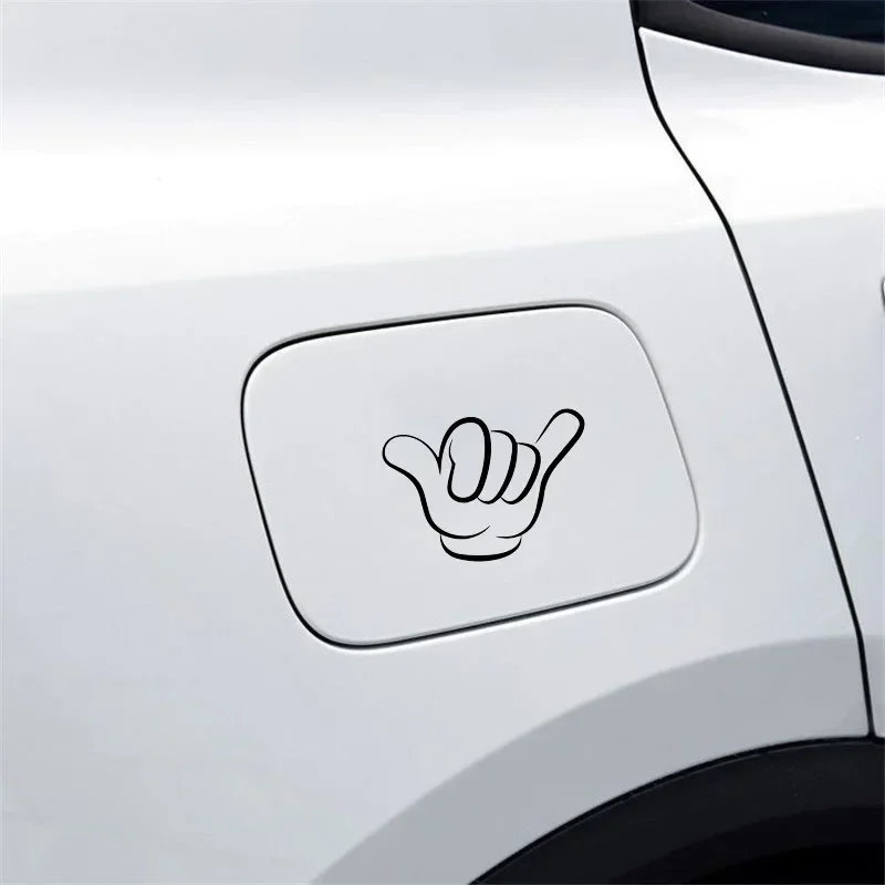 10x7.5cm Shaka Sign Hand Gesture Car Sticker Body Bumper Windows Motorcycle Laptop Wall Vinyl Film Decal Auto Tuning Accessories