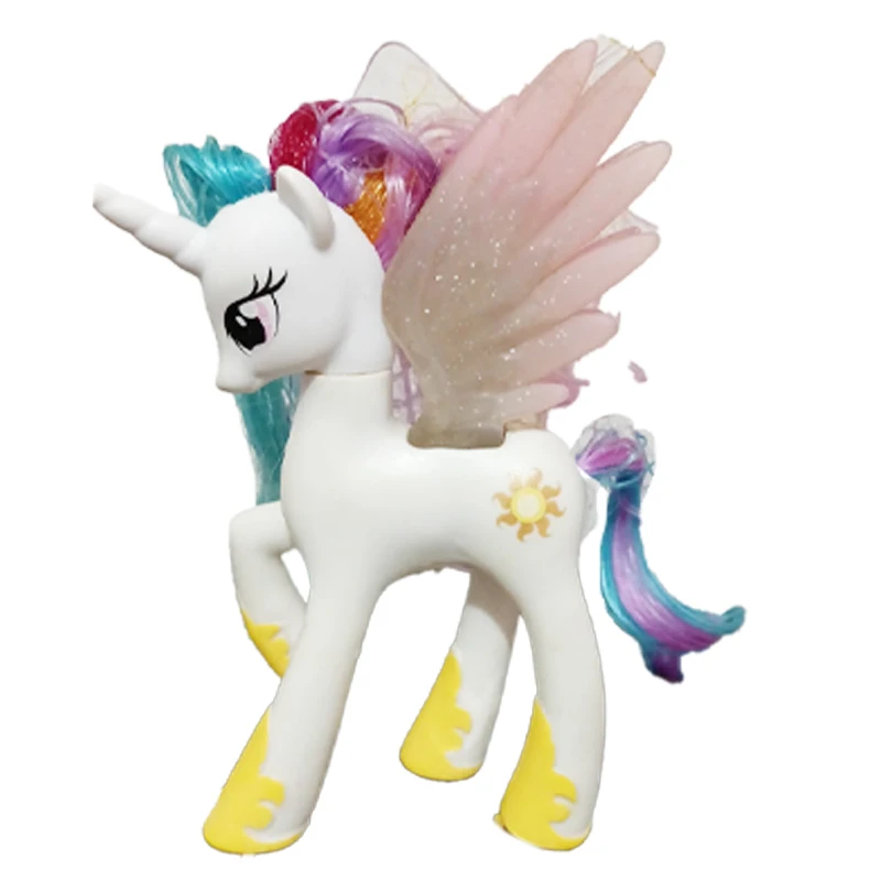 ของแท้จาก Hasbro มายลิตเติ้ลโพนี่ เจ้าหญิงเซเลสเทีย ลูน่า เจ้าหญิงแคดเอนซ์ ชายน์นิ่ง อาร์เมอร์ รุ่นหายาก ของเล่นม้าโพนี่ ขนาด 8~10 ซม.