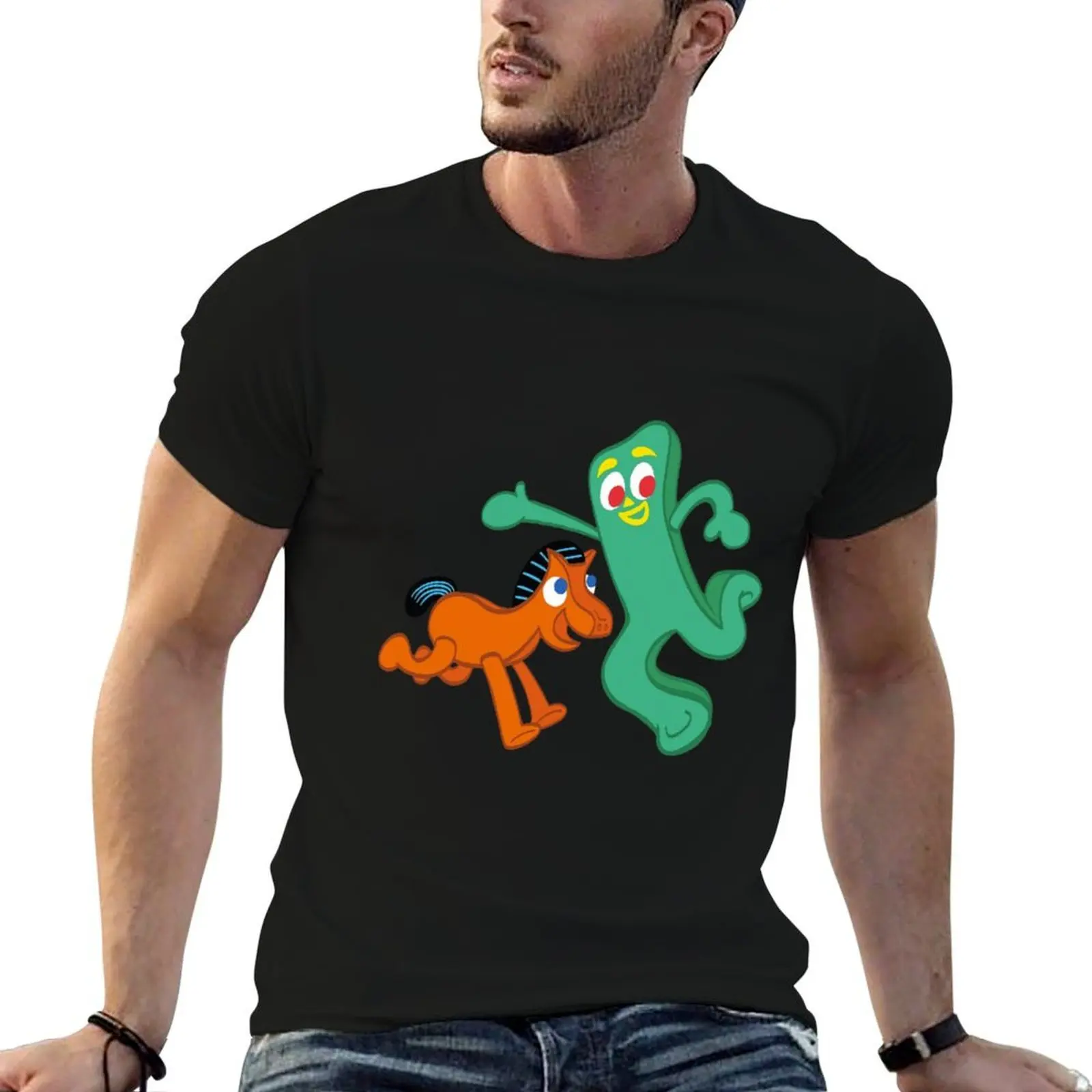 

for t man t Gumby anime luxury pokey shirts T-Shirt shirt man tshirt men and