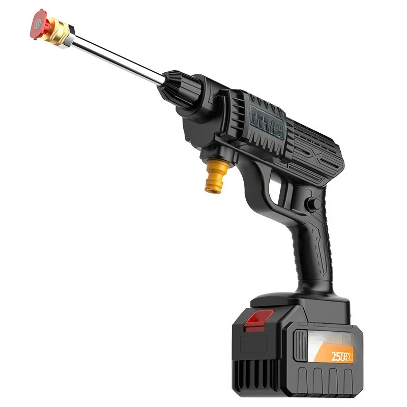 

Electric atomizing spray gun