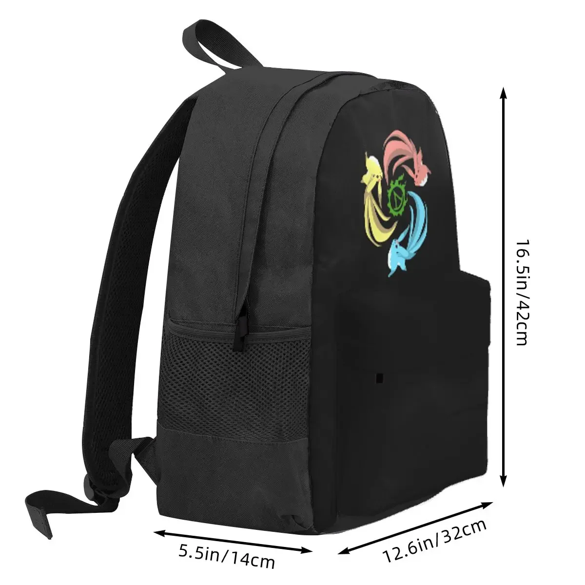 Ffxiv Summoner - Carbuncles Backpack Daypack Large Capacity Boys Girls BookBag School Bag Shoulder Bags for Men Women