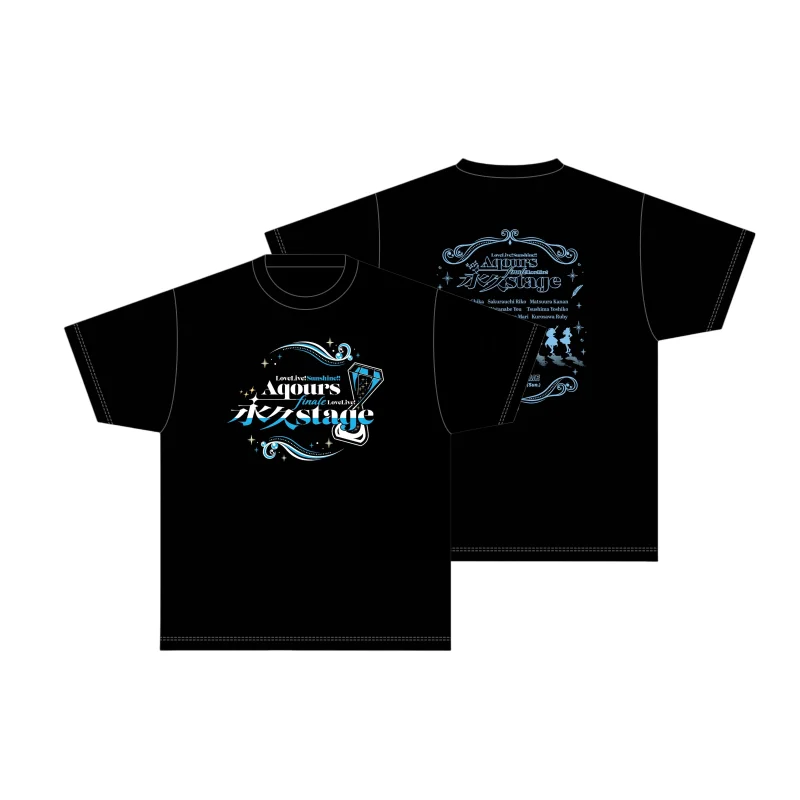 LoveLive! Sunshine Series T-shirt Men Women's Clothing Summer Tops Black Short Sleeve Tee Print T-shirts Men's Clothes
