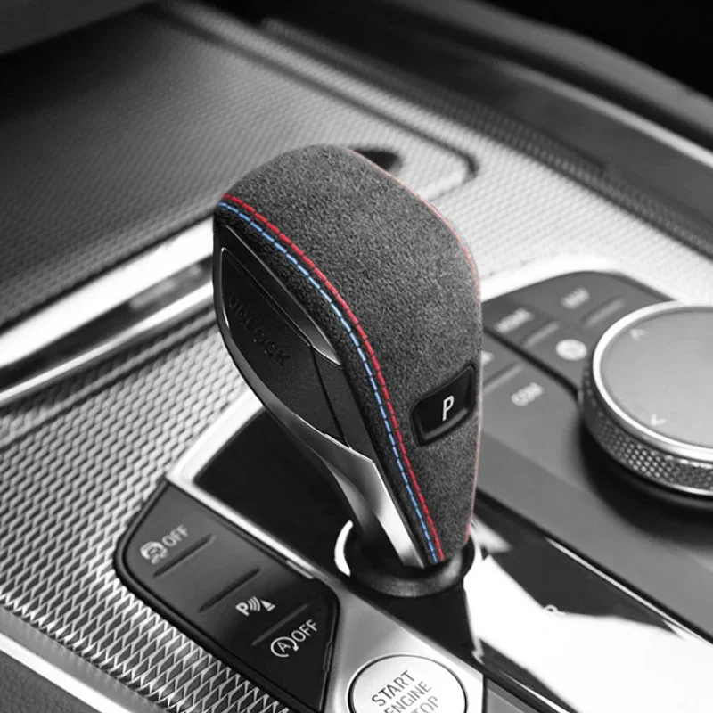 Gear Shift Knob Cover For BMW G20 G21 G22 G23 G26 G42 X3 G01 X4 G02 Z4 G29 Made of Alcantara Performance Car Interior Accessory