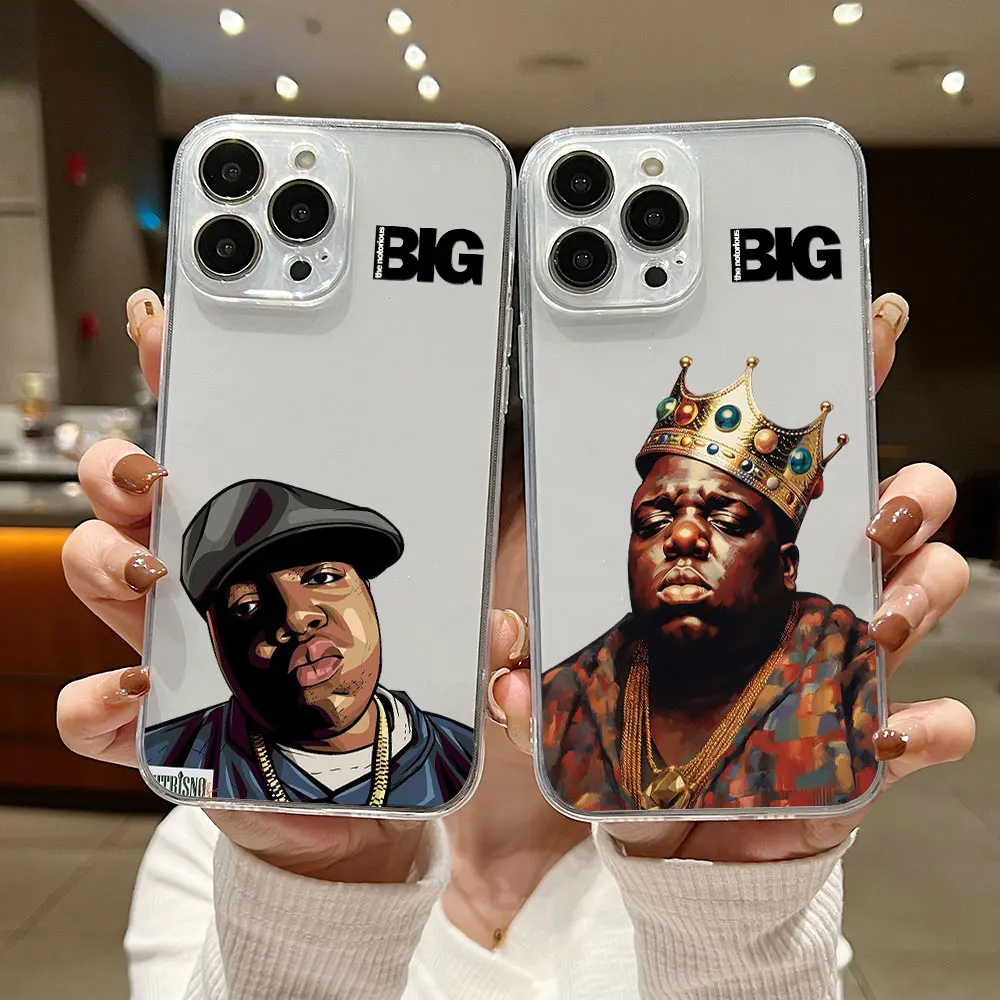 Hip Hop The Notorious Biggie Smalls Phone Case For Samsung S24 S23 S22 S21 S20 FE Note20 Note Plus Ultra Lite 5G Clear Soft TPU image 4