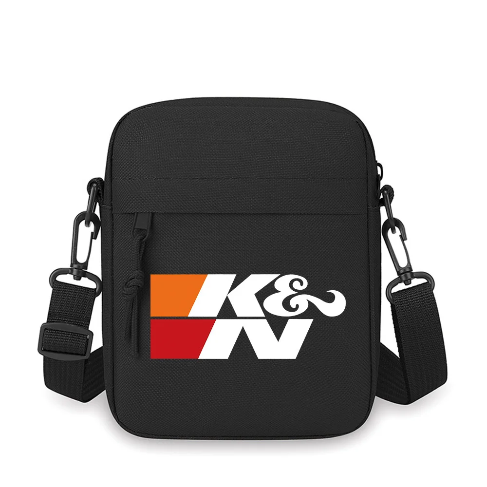 

White letters logo design brand Men Crossbody Bag Single Shoulder Women Cartoon Anime Film Printing Design Unisex