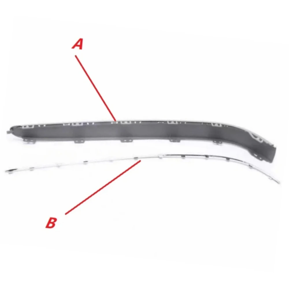 Front bumper bracket decorative strip A2118800912 A2118801012 For Mercedes Benz E-Class W211 2002-2005