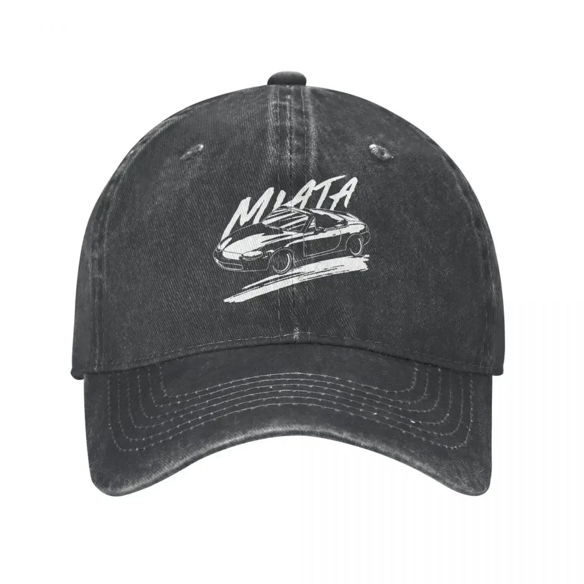 New NB Miata Jdm Drift Men Women Baseball Cap Japanese Fast Car Distressed Washed Hats Cap Running Golf Adjustable Fit Sun Cap