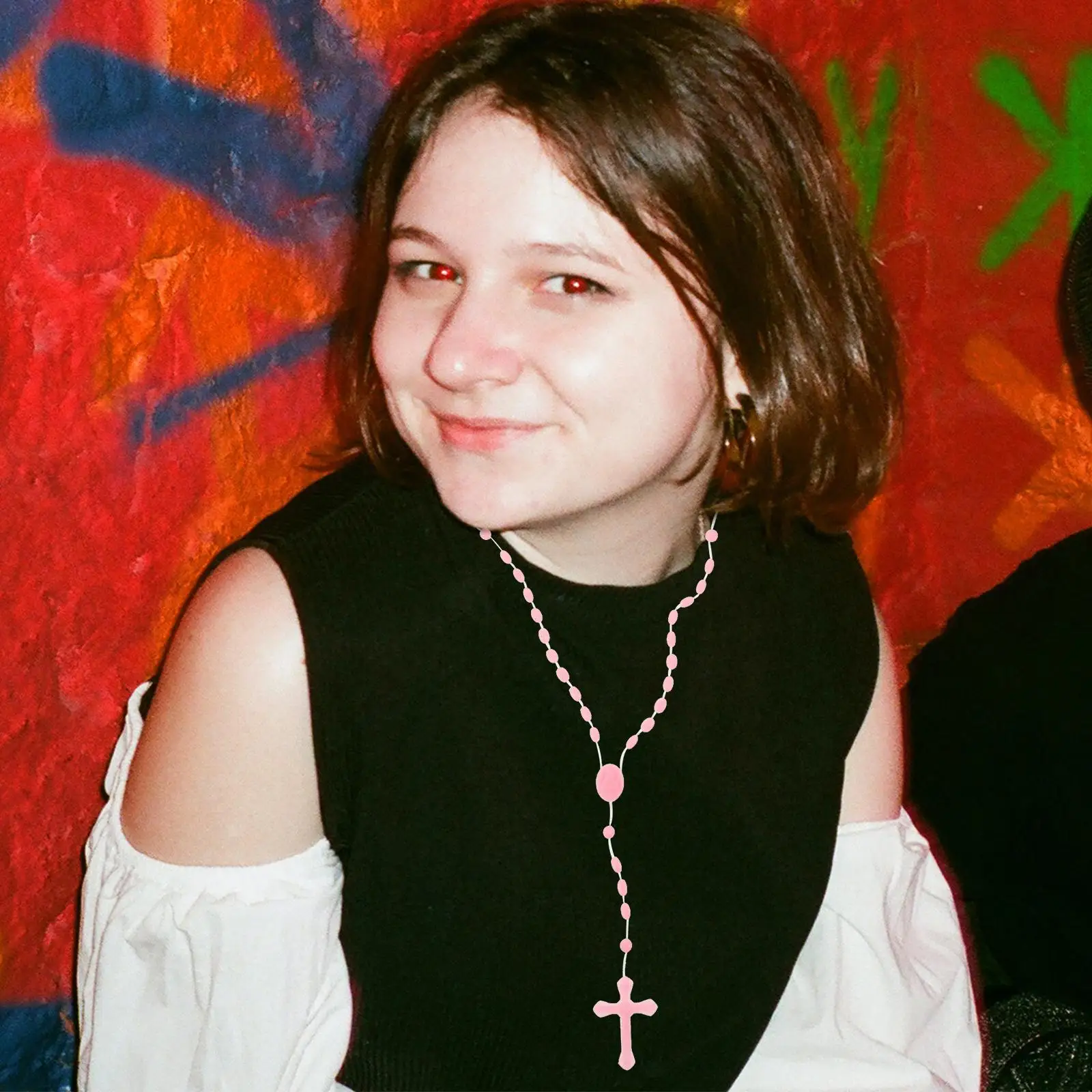 20 piezas que brilla en la oscuridad colgante luminoso de plástico joyería de moda para mujeres hombres lindo pequeño encanto juguete